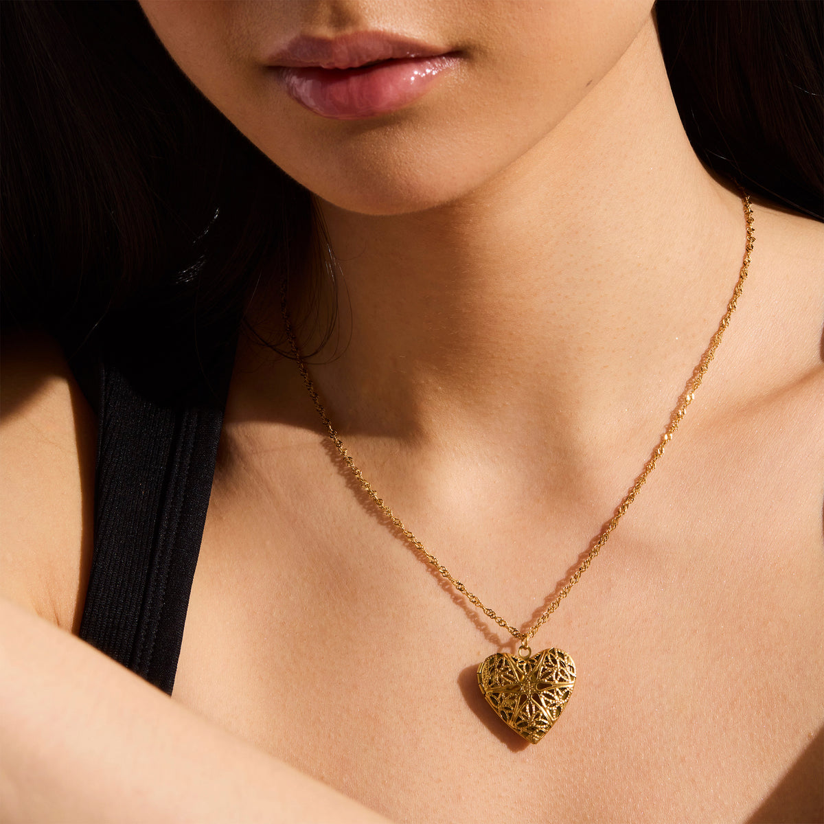 Vintage Locket Necklace - EVRYJEWELS