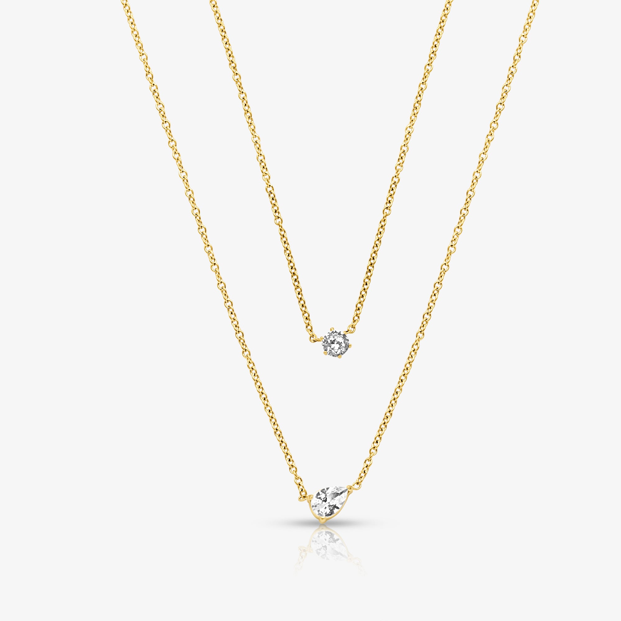 Whisper Shine Necklace 2 Piece Set