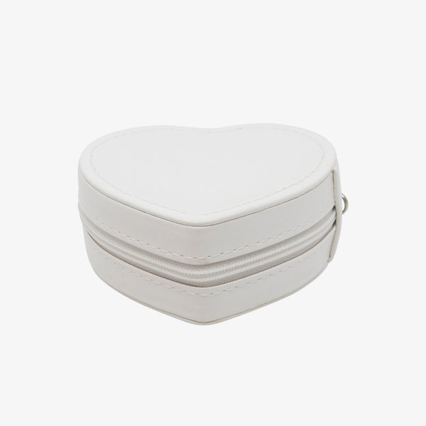 Heart-Shaped Travel Jewelry Case