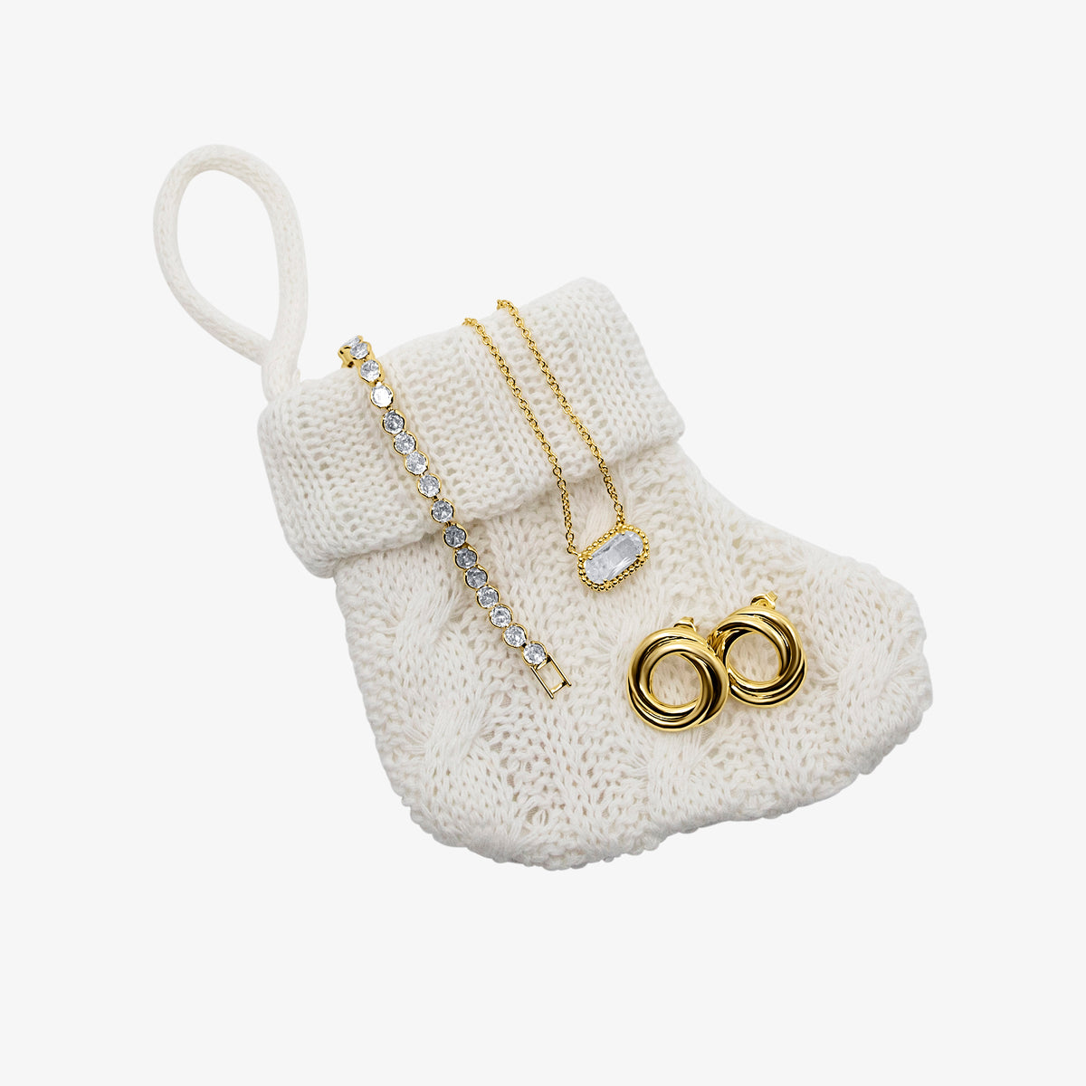 Jewelry Holiday Stocking Gift Pouch - EVRYJEWELS