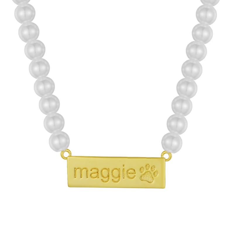 Custom/Personalized Pearl Necklace - EVRYJEWELS