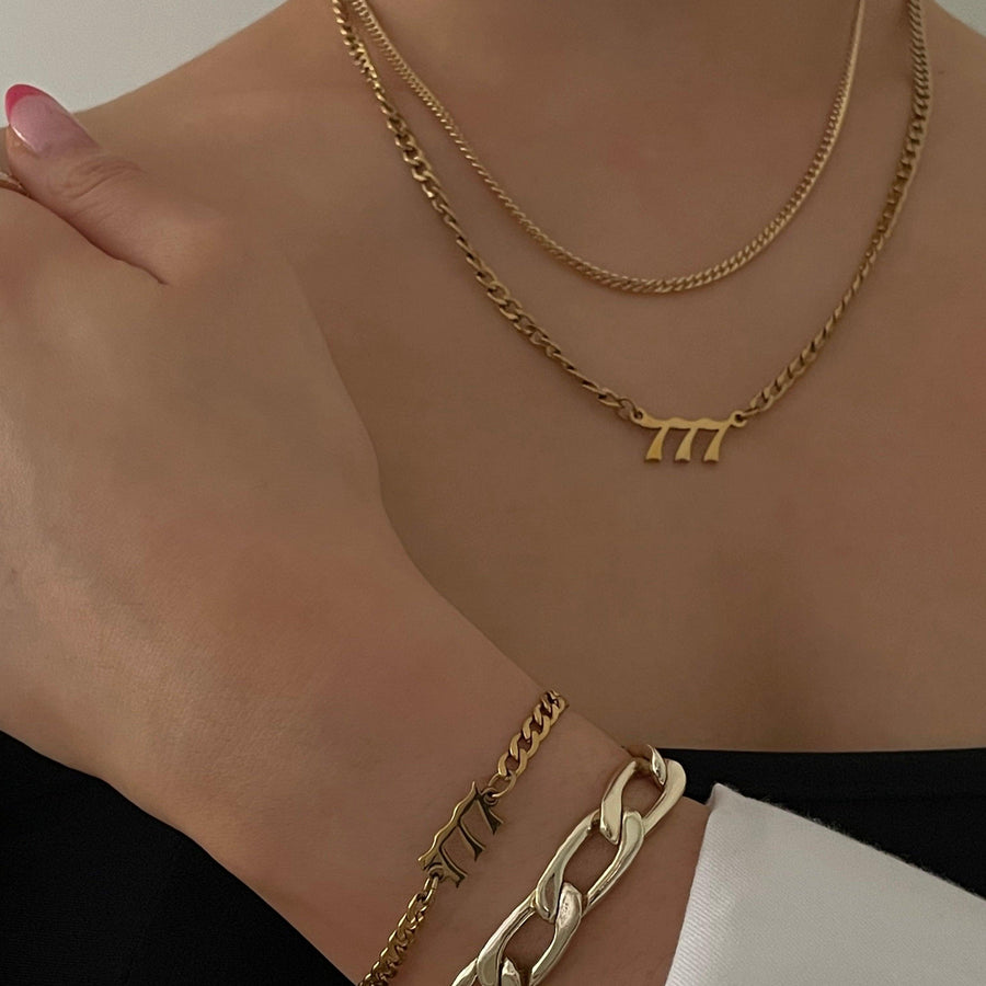 Angel Number Necklace - EVRYJEWELS