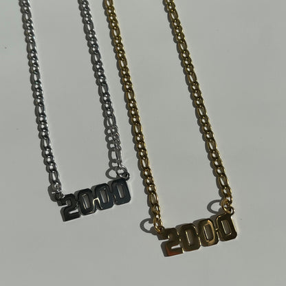 Custom/Personalized Number Nameplate Necklace