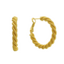 Roped Up Hoops - EVRYJEWELS