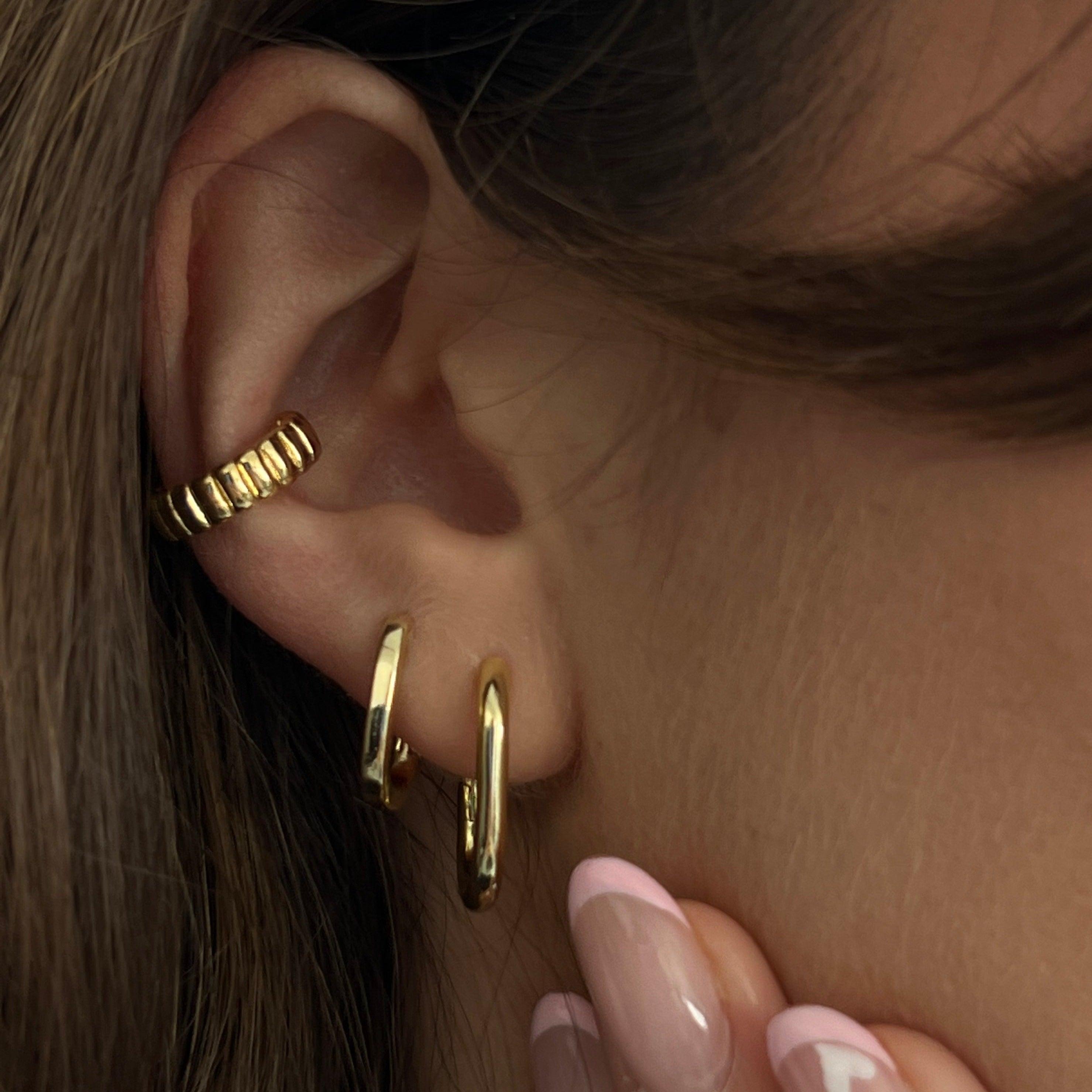 Square Up Earrings - EVRYJEWELS