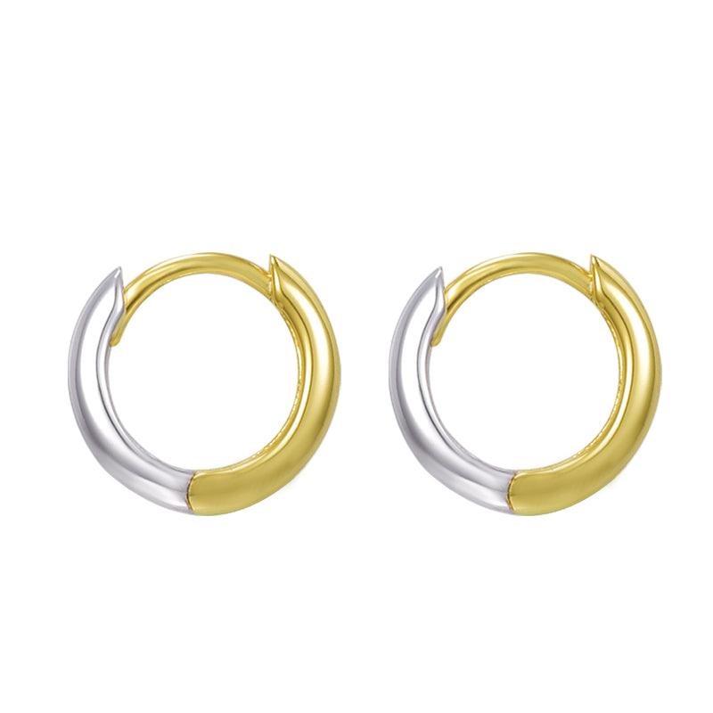 Two Tone Earrings - EVRYJEWELS