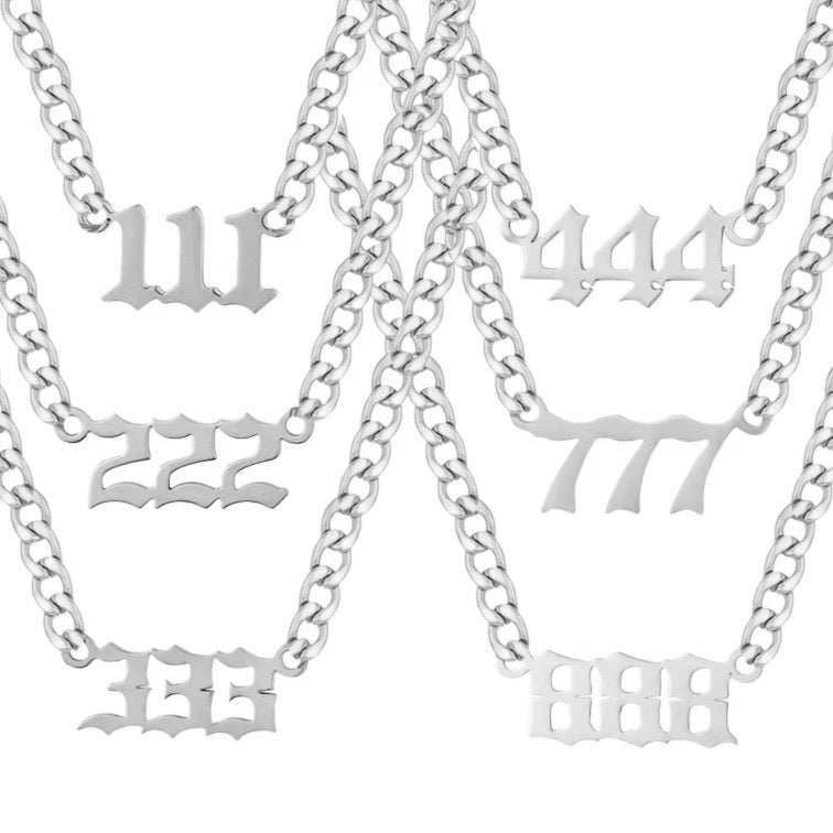Angel Number Necklace - EVRYJEWELS
