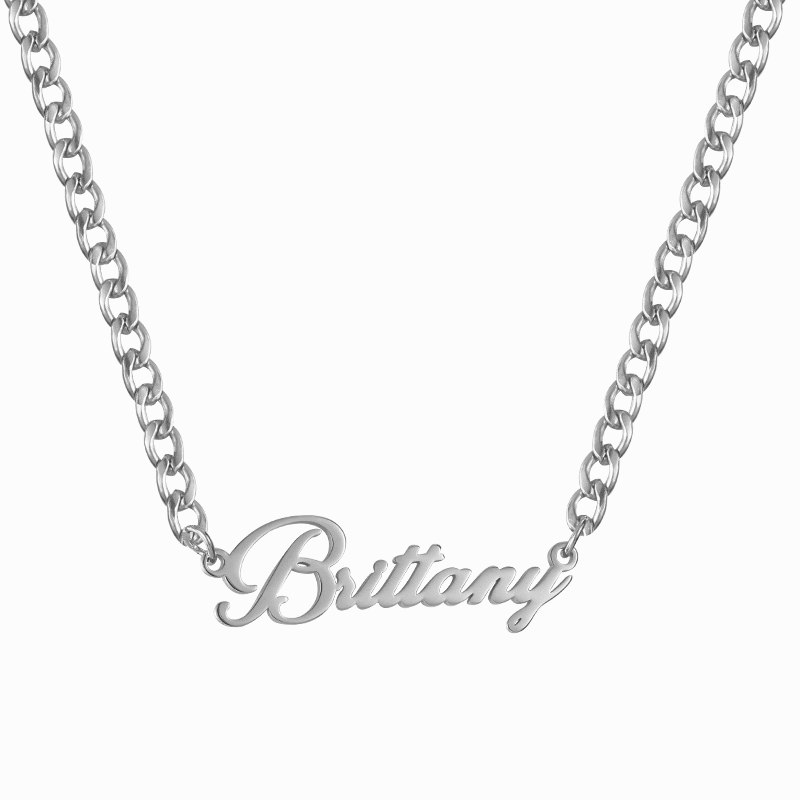 Custom/Personalized Nameplate Curb Necklace