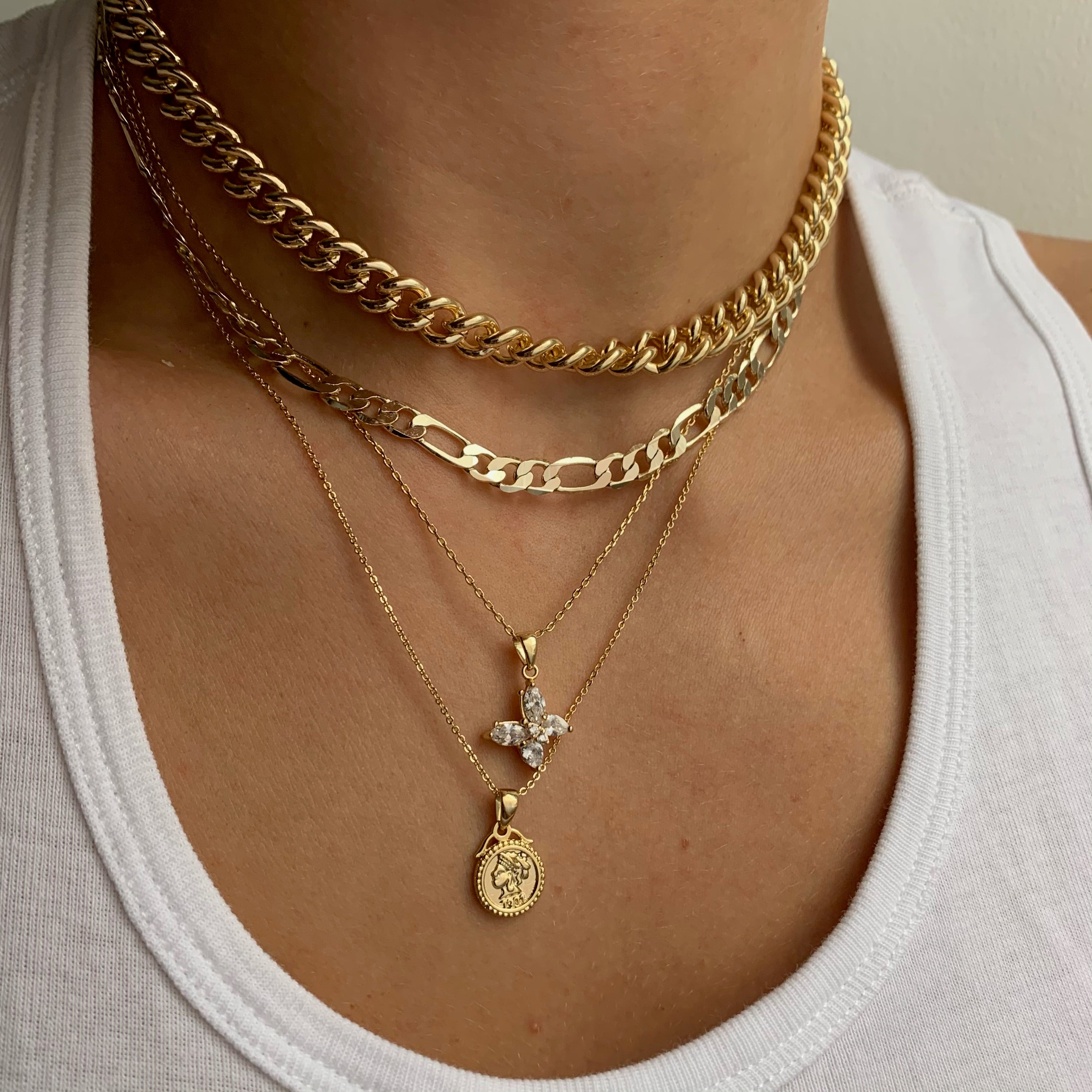 Charm Necklace Pendant for Women Girl Men 2022 Fashion Gold Color Choker  Necklace Morocco Nigerian Necklace