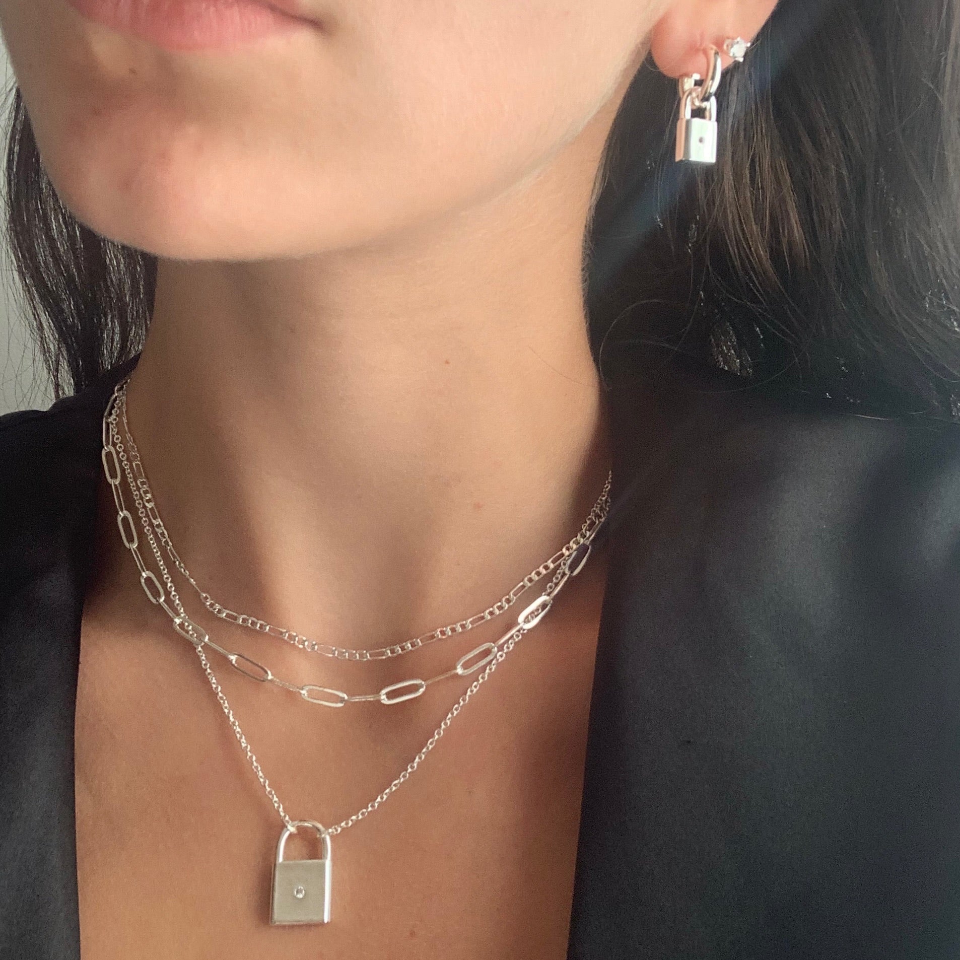 Products by Louis Vuitton: Silver Lockit pendant, sterling silver