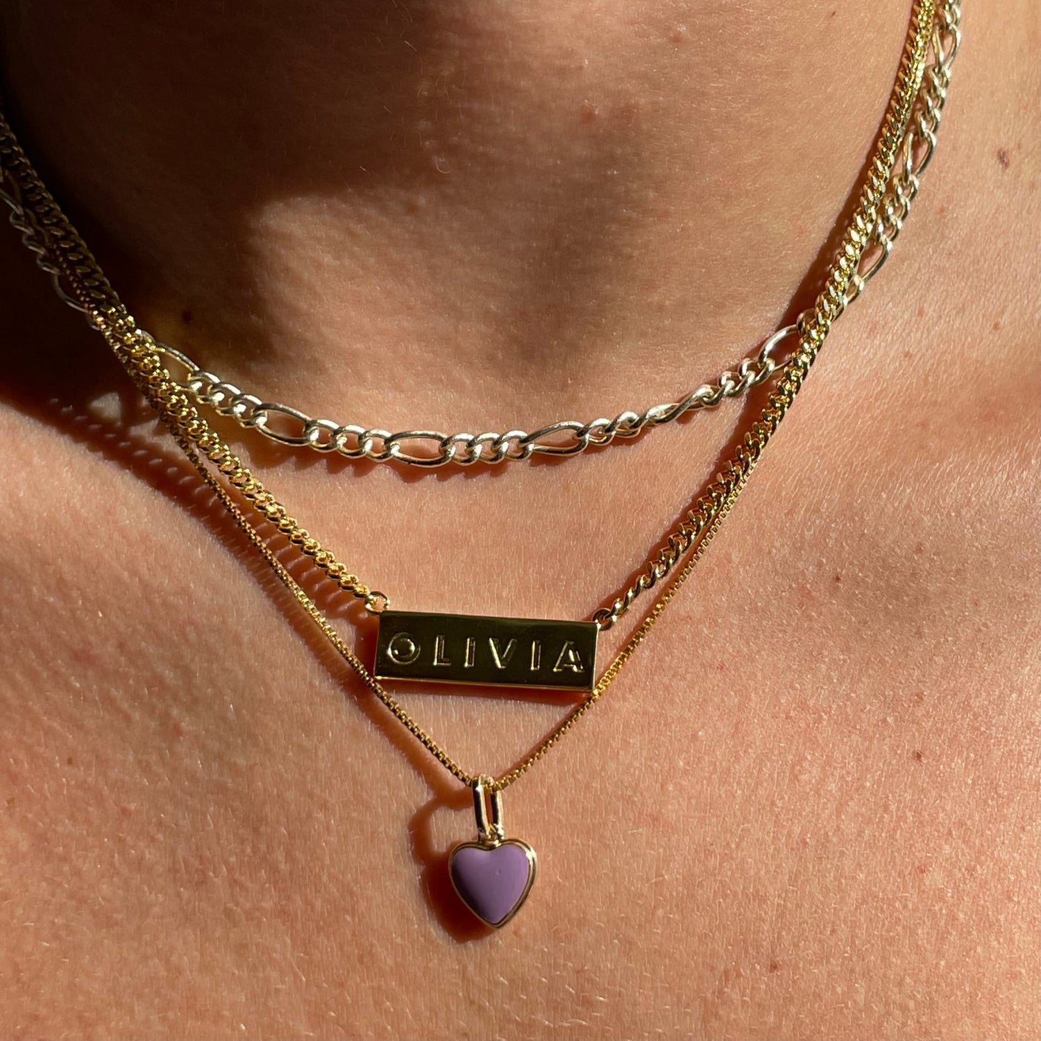 Custom/Personalized Heart Necklace– EVRYJEWELS