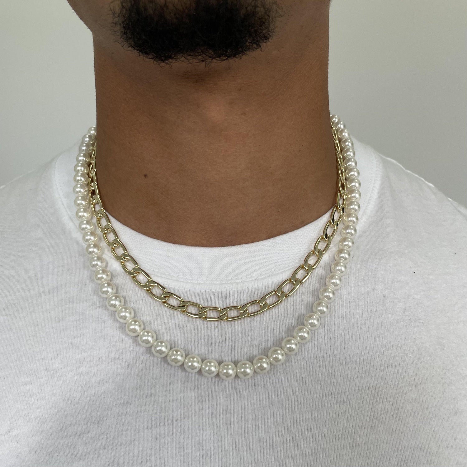 White Iverson Pearl Necklace