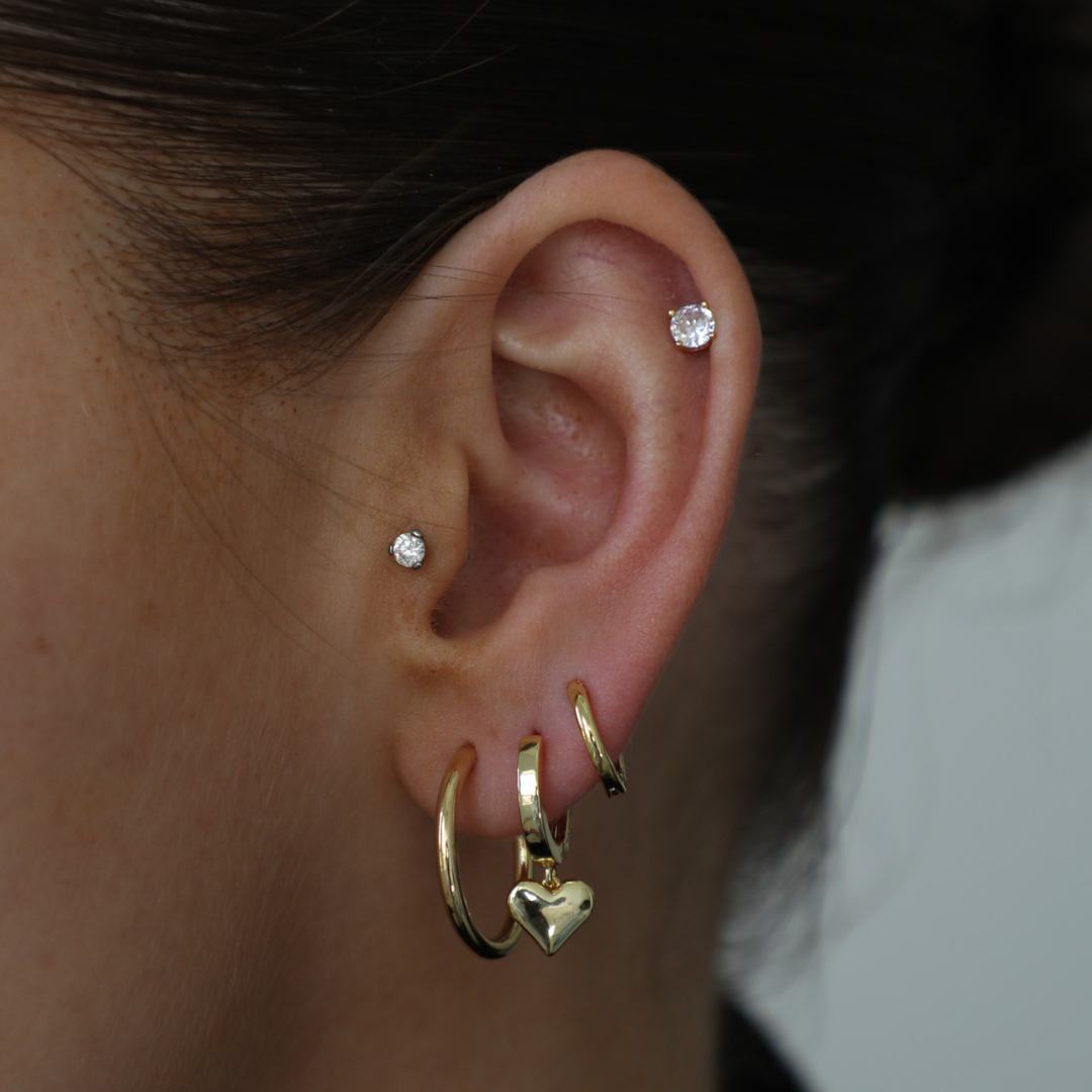 Gold Filled Ear Cuff Hammered – Hoops By Hand